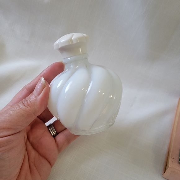 Vintage Fenton Devilbliss Perfume Bottle Opalescent Swirl Glass Art Deco - Picture 3 of 13